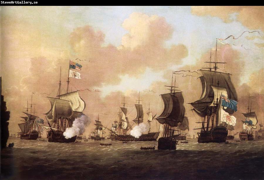 Monamy, Peter The Surrender of the Spanish Fleet to the British at Havana